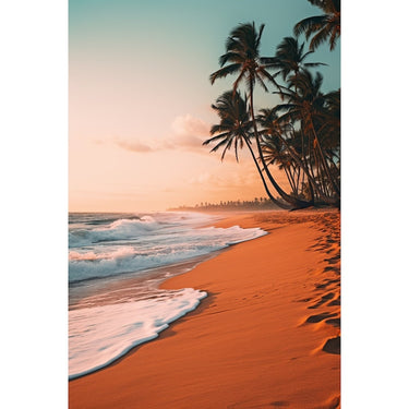 Toile Palmier Et Mer